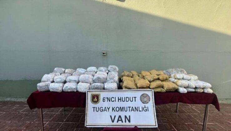 Hudut Kartalları Van Sınırında 109 Kilo Uyuşturucu Ele Geçirdi