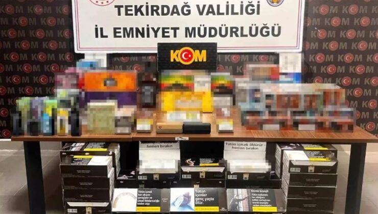 Tekirdağ’da Kaçakçılık Operasyonlarında 12 Şüpheli Gözaltına Alındı