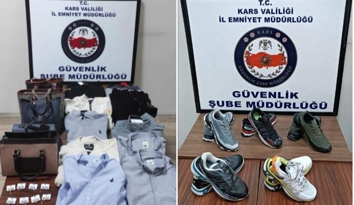 Kars’ta taklit ürün operasyonu: 5 iş yerinde 33 ürün ele geçirildi