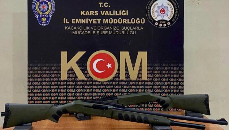 Kars’ta Yasa Dışı Silah Ticaretine yönelik drone destekli eş zamanlı operasyonlar gerçekleştirildi