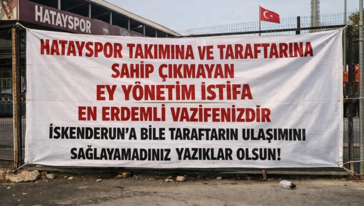 Hatayspor’da Taraftar Tepkisi Büyüyor