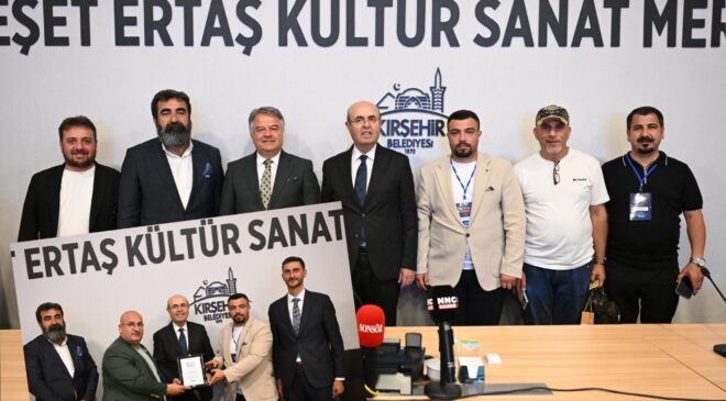 81 ilden gelen 130 gazeteci Kırşehir Belediye Başkanı Ekicioğlu ile Buluştu